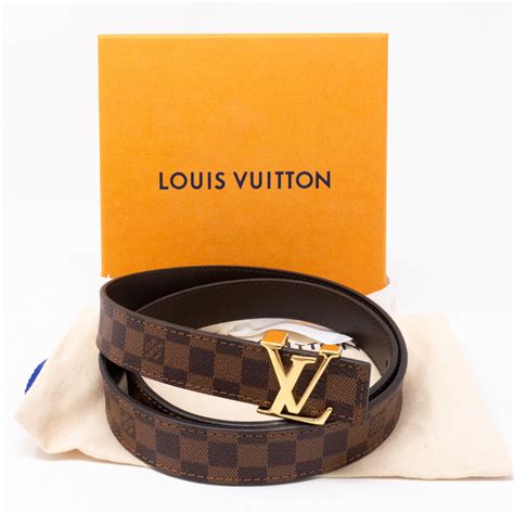 lv black damier belt|louis vuitton mini 25mm belt.